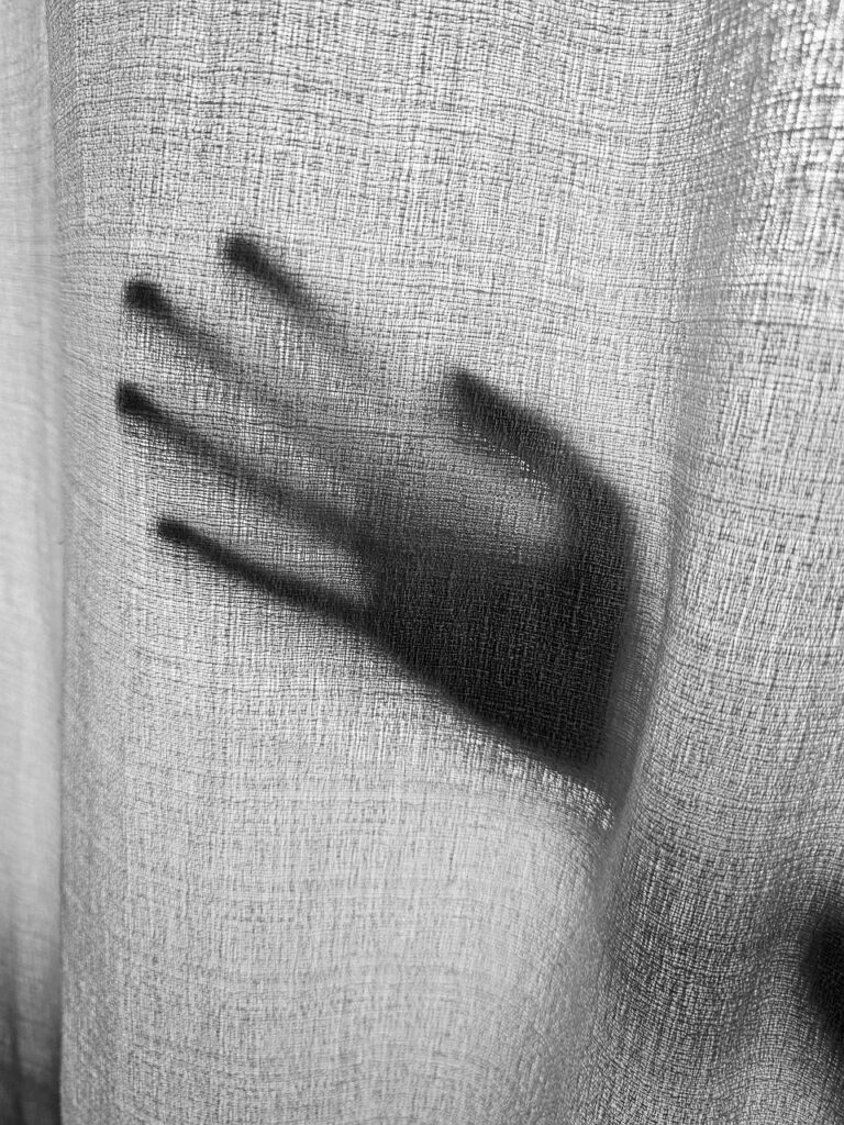 g444d699afd41b9ddf47558b4ea47c8cfab3d3f83f4f05e443b613bd2c78d8dee273b70953119561875baa1acb52311eea61b2e7ee285475dfbfa4d20b24da3c7_1280-8049904 curtain, hand, shadow, light, fabric, textile, cloth, texture, scary, horror, object, focus, body, human, silhouette, fade